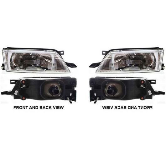 New pair set headlight headlamp assembly sae and dot stamped 95-96 nissan maxima