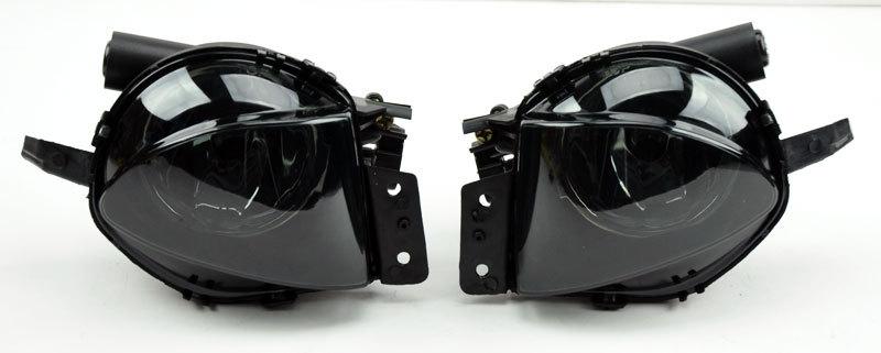 Bmw e90 3 series 4dr sedan saloon front euro crystal foglights - smoke smoked