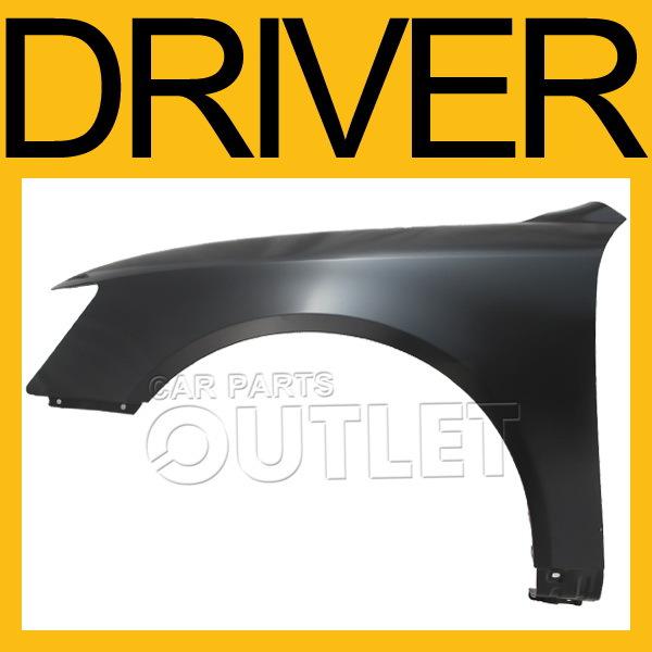 Primed steel fender for 2006-2009 hyundai sonata gls lh