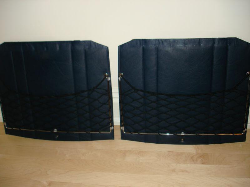 Mercedes w123  front seats rear panels with netting, color blue,from 280ce coupe