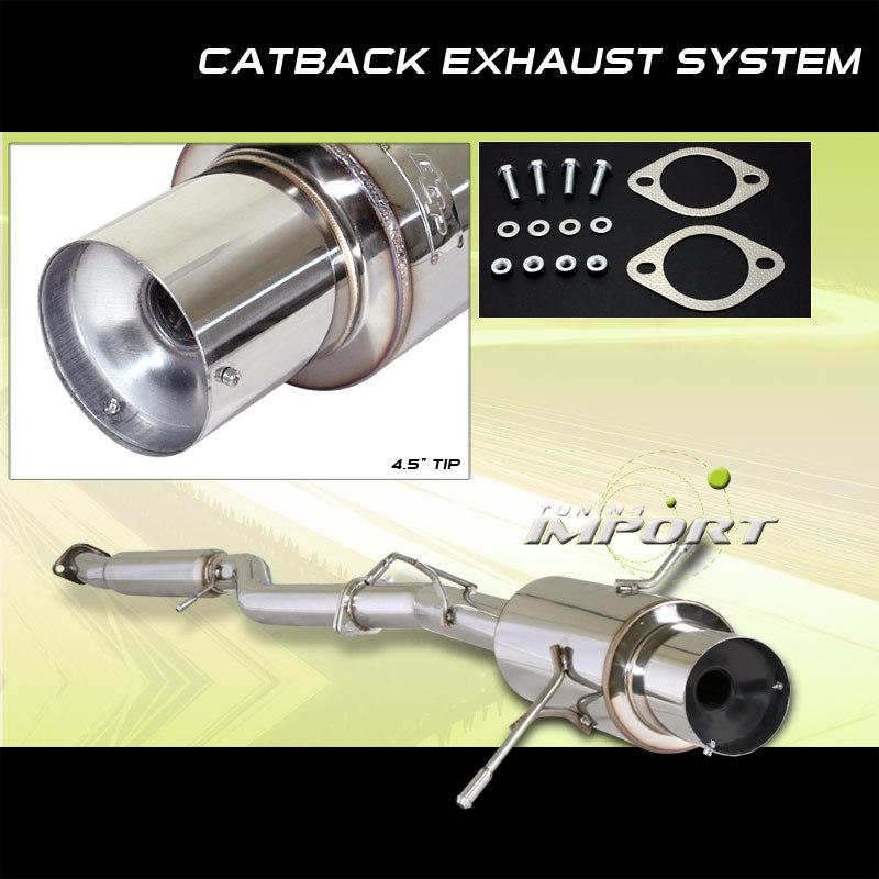 Subaru 02-05 impreza wrx/sti 2.0l turbo n1 catback exhaust muffler system new