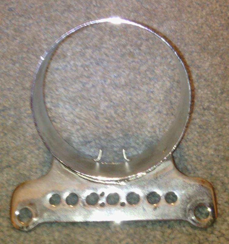 Harley chrome speedo mount