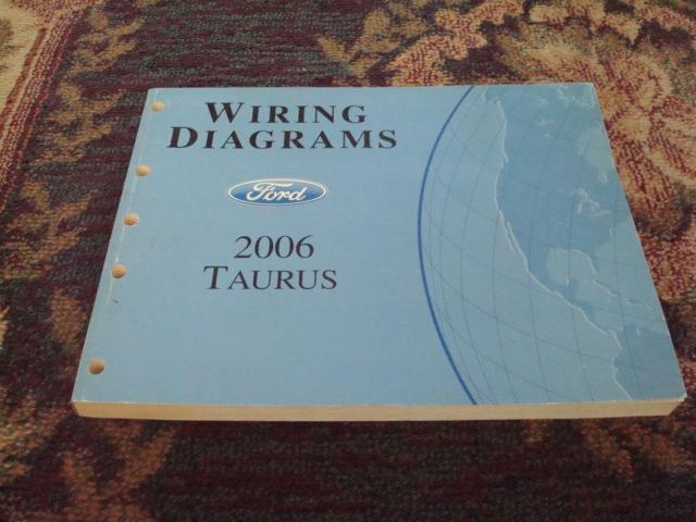 2006 ford taurus service shop repair electrical/wiring diagrams manual book