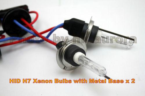 Hid xenon h7 8000k bulb lamp headlight with metal base global light