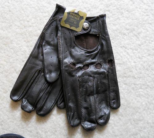 Hurst shifters black leather driving gloves medium