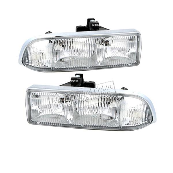 98 88 00 01 02 03 04 05 chevy blazer s10 vision headlights set ls/lt/xtreme/zr2