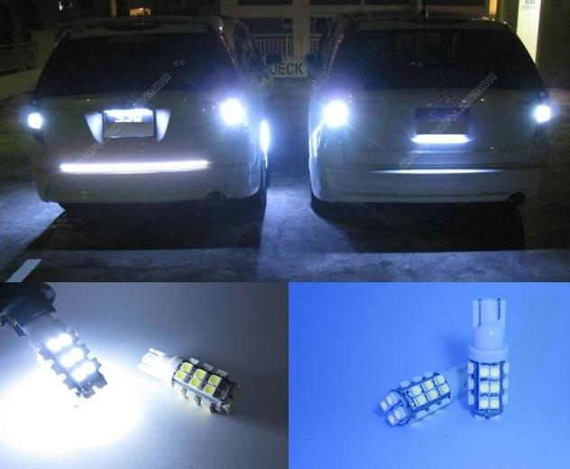 2x hid white 28smd backup reverse light bulbs t10 t15 912 921 194 for back up a1