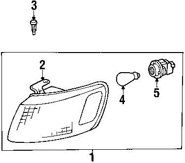 Toyota 81515aa010 genuine oem factory original socket