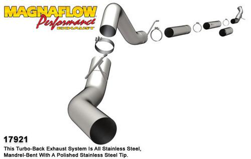 Magnaflow 17921 dodge diesel cummins, 5in. high-output pipe kit exhaust