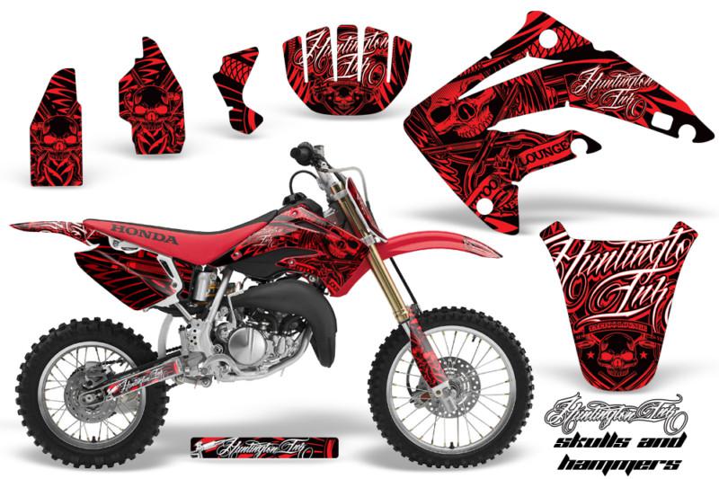 Honda cr 85 graphic kit amr racing # plates decal cr85 sticker part 03-07 sh r