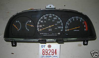 Infiniti 94 j30 instrument cluster/gauge black 1994 gauges speedometer