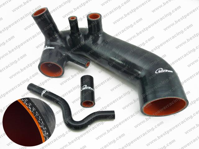 Audi a4  passat b6 1.8t chassi silicone induction intake hose pipe black 