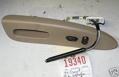 Ford 99 escort window switch panel right front 1999 tan