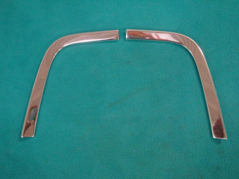 1970-74 barracuda gran coupe, cuda, quarter panel rear edge mouldings, vgc orig.