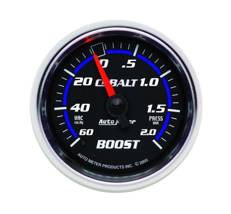 Auto meter 6103-m cobalt; mechanical boost/vacuum gauge