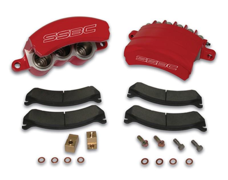 Ssbc performance brakes a187-4bk quick change tri-power; hd 3-piston calipers