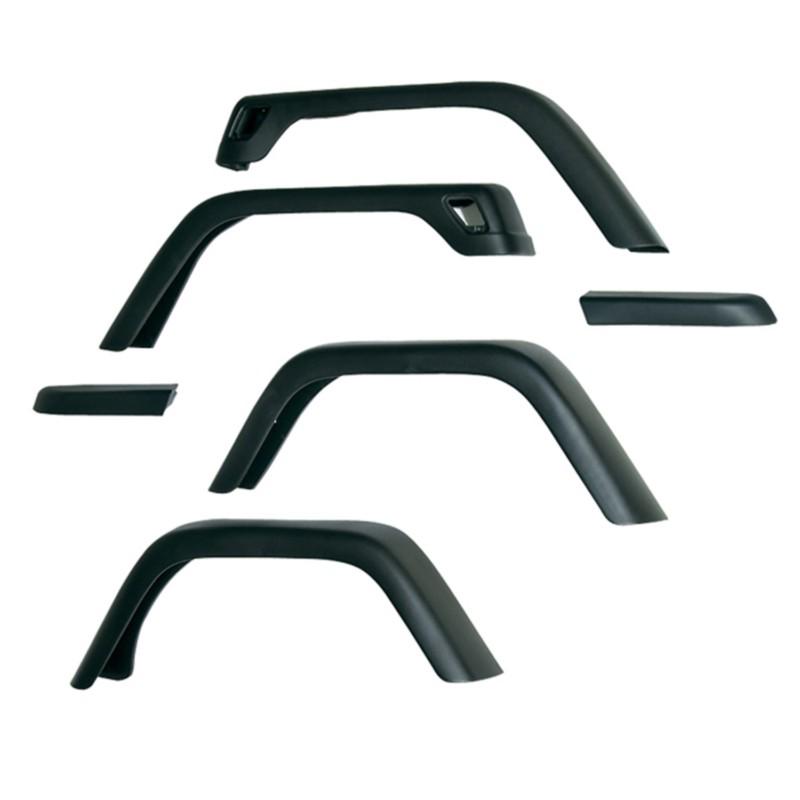 Rugged ridge 11608.11 fender flare set 97-06 tj wrangler