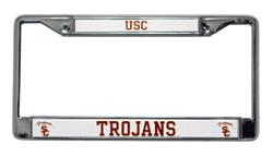 Usc southern california trojans chrome frame 