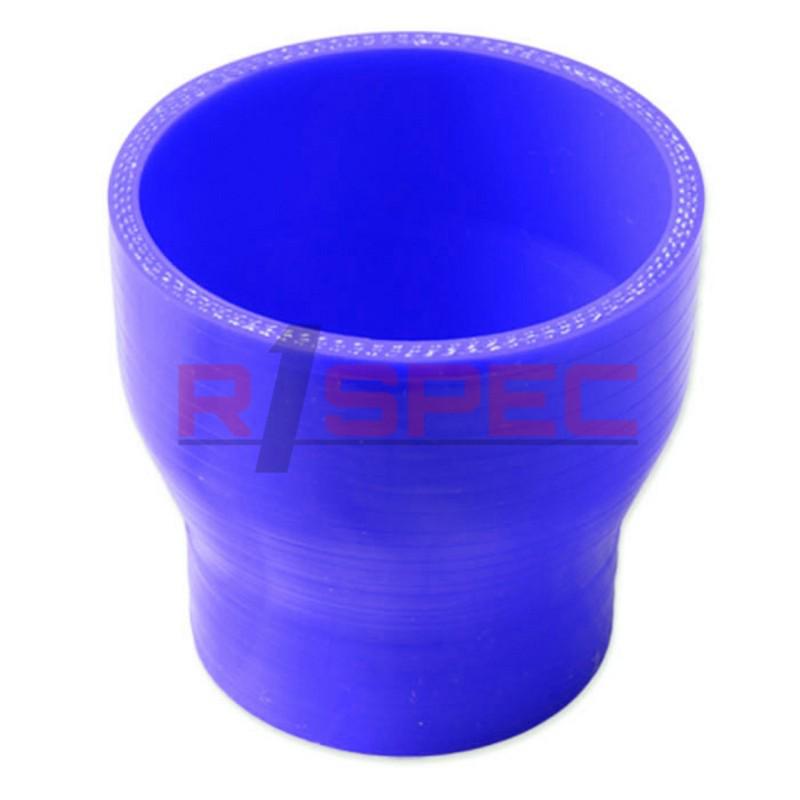 Universal blue 2.25'' to 3.0'' 3-ply reducer silicone hose coupler 57mm to 76mm
