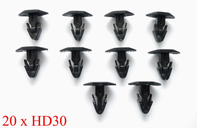 20x nylon rear hood cowl weatherstrip retainer clips honda #91515-sr3-000 acura 