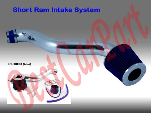 Bcp blue 94-97 accord 2.2l l4 short ram air intake induction kit + filter