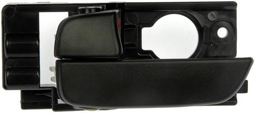 Int door handle front left accent textured black hatchback platinum# 1230542