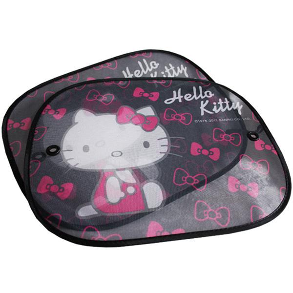 New 2pcs side sun shade window screen visors car truck accessories / hello kitty