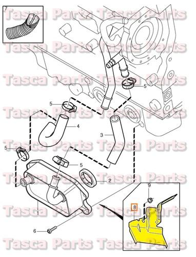 Brand new oem oil cooling protecting plate 1999-2009 volvo s60 s80 v70 v70xc