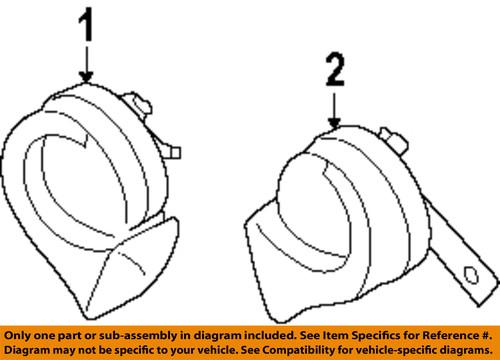 Nissan oem 256101aa0a horn-high note horn