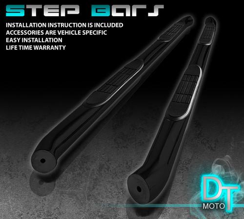 10-13 chevy equinox/ gmc terrain 3" side step nerf bar running board black