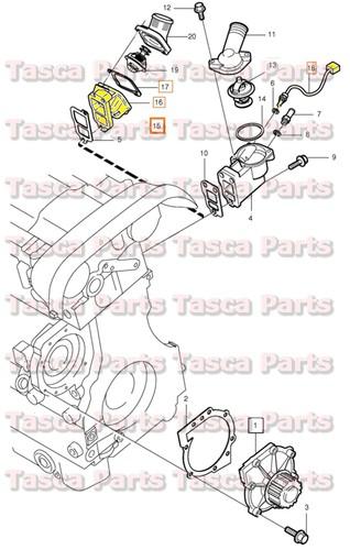 Brand new oem thermostat 1998-2009 volvo c70 s60 s80 v70 v70xc xc90 #31293698