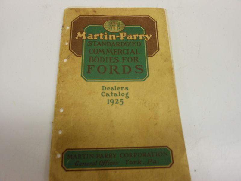 Martin-parry dealer catalog 1925