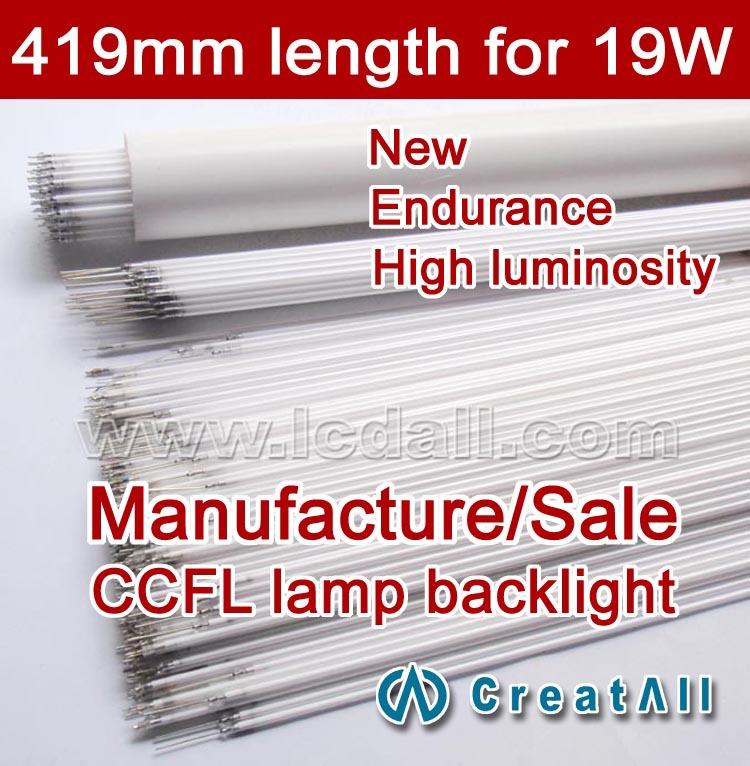 5pcs 19 inch wide sreen lcd ccfl lamp backlight ,ccfl backlight tube,418mmx2.4mm