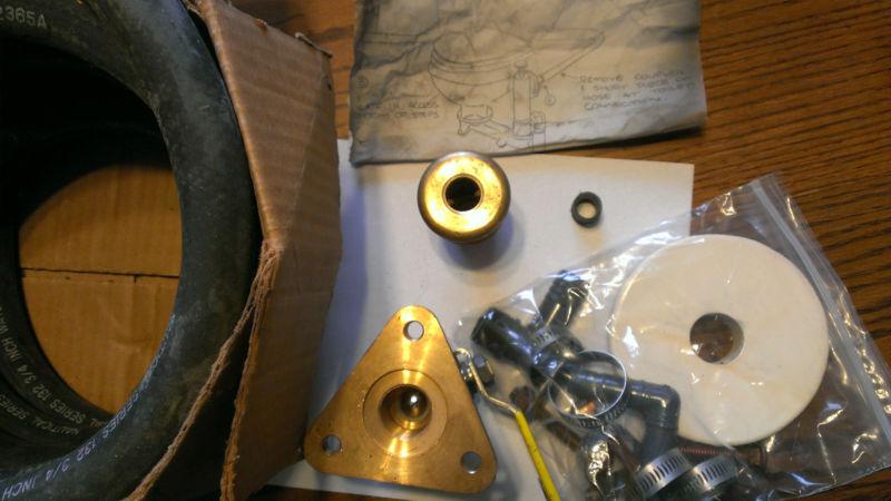 Trojan toilet house boat brass valve 3/4 hose repair kit camper yacht 