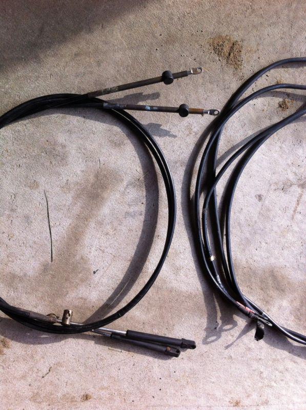 Mercury 8' control cables, and battery cables