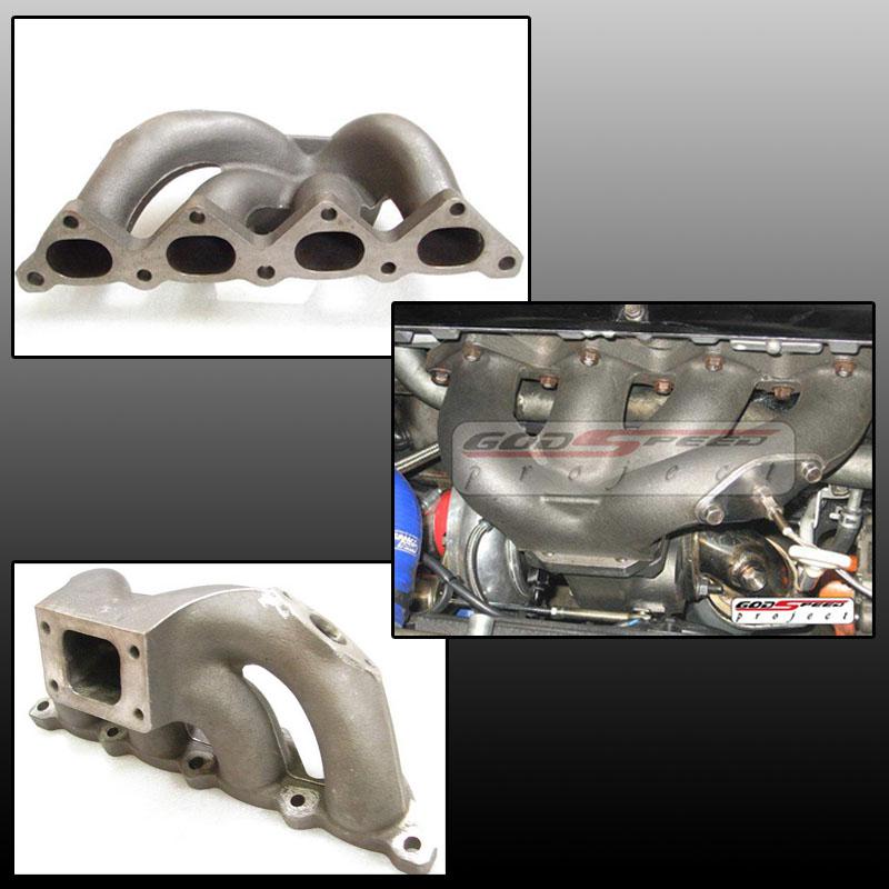 90-99 eclipse 1g 2g dsm gst gsx 4g63 t3t4 t3 cast turbo exhaust manifold