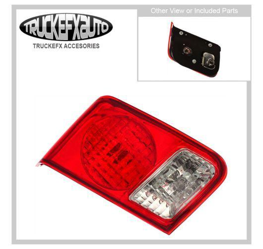 Back up light with bulbs new clear and red lens left hand lh driver side parts