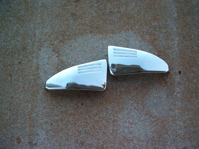 1981-2005 kawasaki chrome air box side covers fits kz1000/1100 a j k l m p r el 