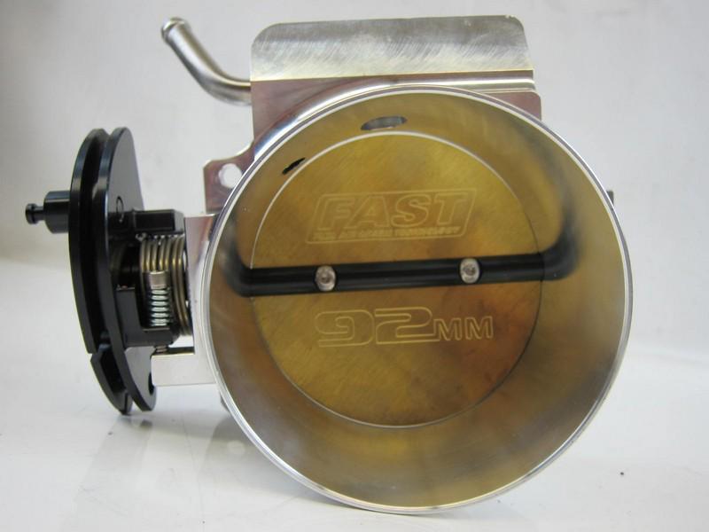 Fast 54092 billet aluminum lsx 92mm throttle body high-flo chevy camaro firebird