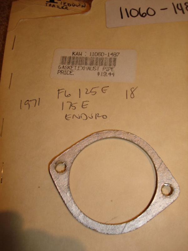 Kawasaki exhaust pipe gasket f6 125 e 175 e 1971 enduro