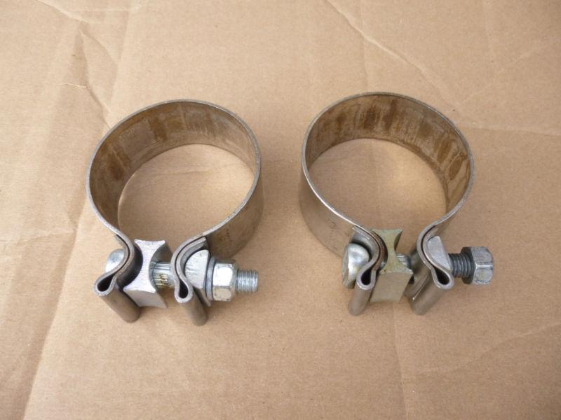 Vibrant performance 1166 stainless 2.5 inch band clamps