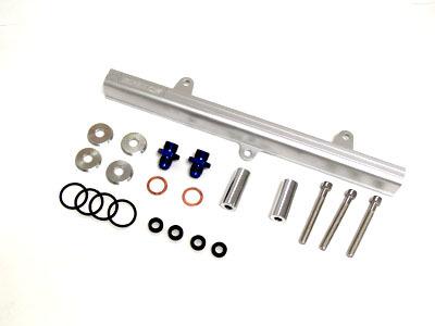 Obx billet fuel rail kit sr20det silvia ps13 top feed polish