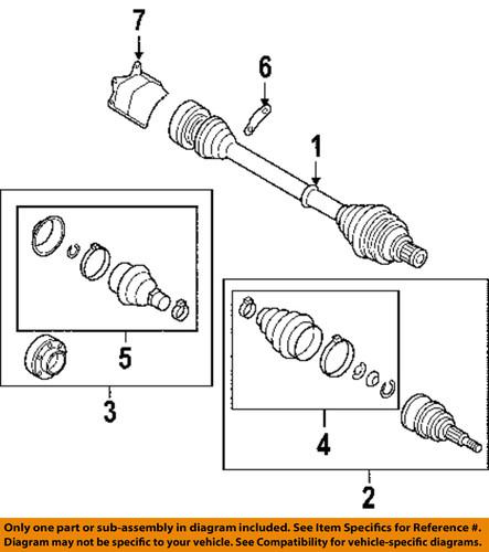 Volkswagen oem 8n0498099x cv joint-outer joint