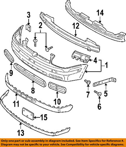 Volkswagen oem 1j0807719hgru bumper trim-molding