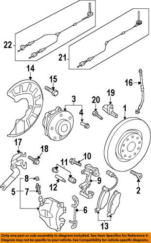 Volkswagen oem 5n0615125 disc brake caliper bracket/brake caliper bracket