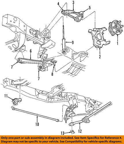 Dodge oem 52106379aa stabilizer bar-stabilizer bar clamp