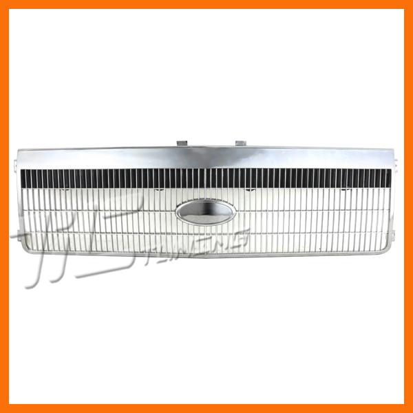 88-91 ford ltd crown victoria lx s front plastic grille body assembly