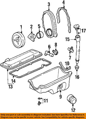 Gm oem 24575933 engine timing cover-timing cover