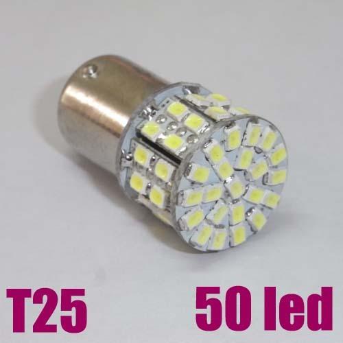 1157 t25 bay15d 50 smd super white tail stop signal 50 led car light bulb lamp