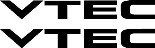 Vtec decal truck car decals window side (2-pack) 